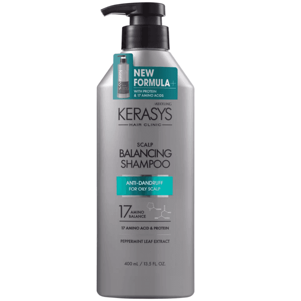 Kerasys Scalp Balancing Shampoo 400ml (Para Couro Cabeludo Oleoso e Pontas Sensibilizadas)