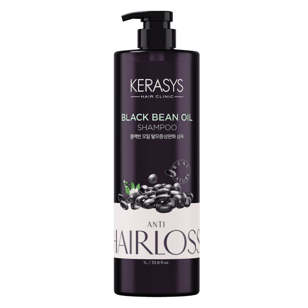 Kerasys Black Bean Oil Shampoo - Antiqueda 1000ml - Nova Embalagem (Made in Korea)