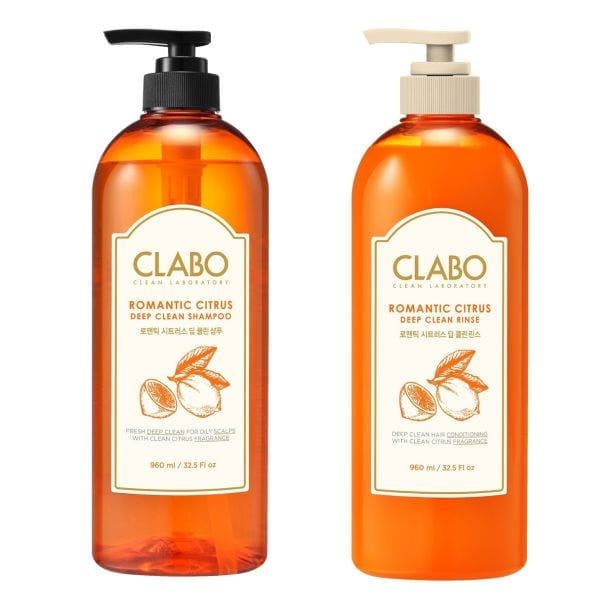 Kerasys - CLABO -  Kit Romantic Citrus Deep Clean  (Shampoo 960ml + Condicionador 960ml)