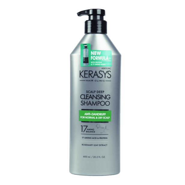 Kerasys Scalp Care Shampoo Deep Cleansing 600ml (Made in Korea) - Nova fórmula!