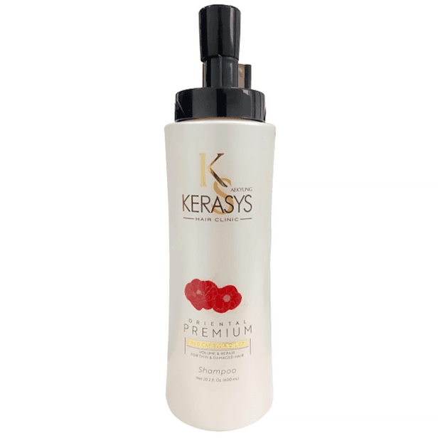 Kerasys - Oriental Premium Red Camellia Oil EX Volume & Repair - Shampoo 600ml