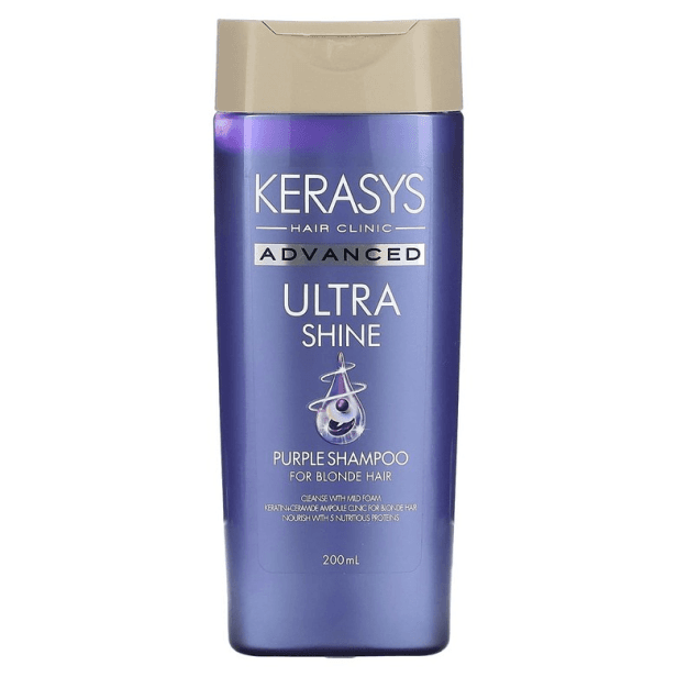 Kerasys Advanced Ultra Shine - Purple Shampoo 200ml (Made in Korea)